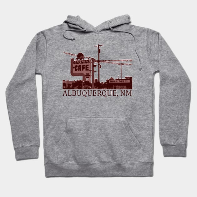 Albuquerque Vintage Landmark Hoodie by Atomic Chile 